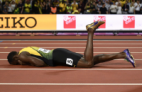 Usain Bolt s'est effondré