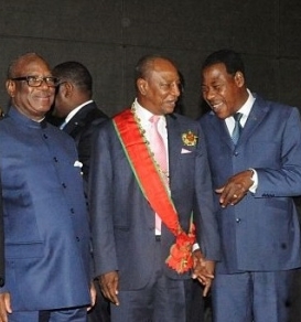 Investiture du Président Alpha Condé à Conakry, le 14 décembre 2015
