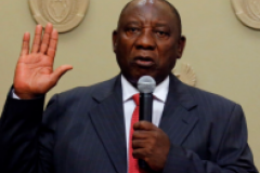Cyril Ramaphosa élu président de l'Afrique du Sud