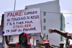 Fin d’année tourmentée au Togo