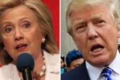 Clinton et Trump au coude à coude