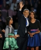 Barack Obama célèbre sa victoire électorale à Chicago, le 6 Novembre 2012 